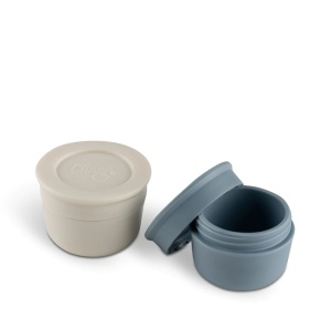Set mini recipiente de sos Dusty Blue & Cool Grey, 20ml, 2 bucati, Citron - Img 2
