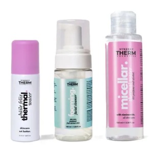 Set Travel Mini, Apa termala micelara, 100ml + Spuma curatare faciala, 100ml + Apa termala, 50ml, Synergy Therm - Img 2