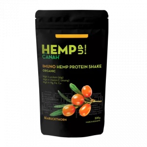 Shake proteic de canepa cu catina eco Imuno Hemp Up, 300g, Canah