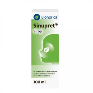 Sinupret sirop, 100ml, Bionorica