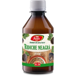 Sirop Ridiche Neagra, R28, 250 ml, Fares - Img 1