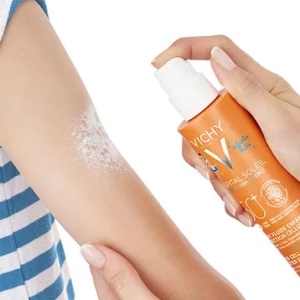 Spray fluid invizibil pentru copii Capital Soleil SPF50+, 200ml, Vichy - Img 3
