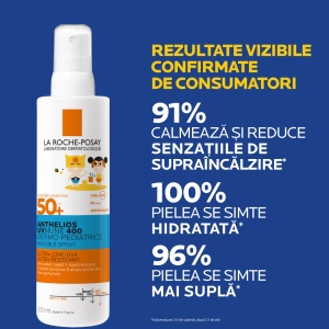 Spray invizibil Anthelios Dermo-Pediatrics UVMune SPF50+, 200ml, La Roche-Posay - Img 2