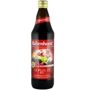 Suc rosu 11 plus 11, 750ml, Rabenhorst