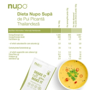 Supa de pui dieta picanta thailandeza, 12 plicuri, Nupo - Img 3