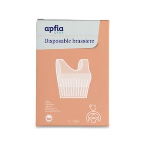 Sutien unica folosinta, tip bustiera, marimea L, 3buc, Apfia Care