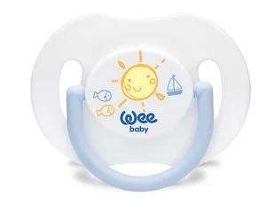 Suzeta silicon ortodontica pentru somn, 0-6 luni, 781, Wee Baby - Img 3