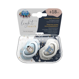 Suzeta simetrica din silicon Royal baby 0-6l+ blue, 22/650, 2 bucati, Canpol - Img 2