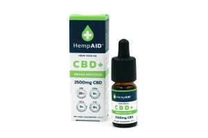 Ulei canepa 2500mg CBD, 500mg CBDA, 500mg CBGA, 10ml, HempAid - Img 2