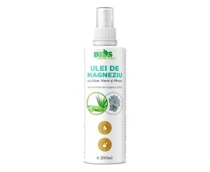 Ulei de magneziu, aloe vera si mosc, 200ml, Bios Mineral Plant