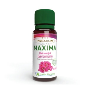 Ulei esential de Geranium, 10ml, Justin Pharma