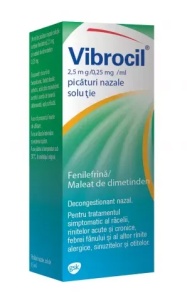 Vibrocil Picaturi nazale, 15ml, Glaxo