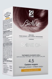 Vopsea tratament pentru par Shine On, culoare brun roscat 4.5, BioNike
