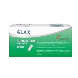 4LAX Supozitoare cu glicerina pentru adulti, Labormed - Img 3