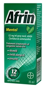 Afrin Mentol spray nazal 0,5mg/ml, 15ml, Bayer