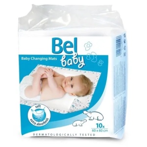 Aleze absorbante pentru schimbarea scutecelor 60x60 Bel Baby, 10buc, Hartmann
