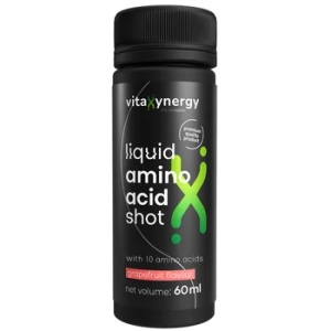 Aminoacid Lichid Shot, 60ml, 12 flacoane, VitaXynergy