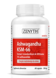 Ashwagandha KSM-66, 60 capsule, Zenyth