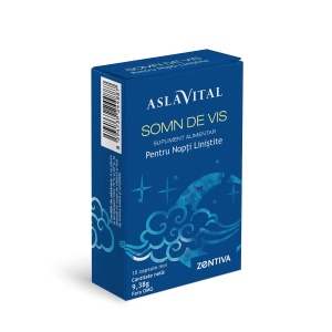 Aslavital Somn de vis, Zentiva, Supliment alimentar pentru nopti linistite - Img 2