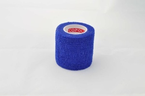 Bandaj autoadeziv 5cm x 4,5m, albastru, Copoly