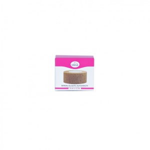 Bandaj elastic autoadeziv neutru, 5cm x 4,5m, Minut