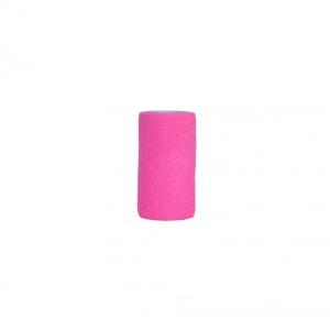Bandaj elastic autoadeziv roz, 10cm x 4,5m, Minut - Img 2