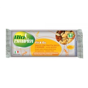 Baton Fit&Go cu fructe uscate si guarana Bio, 30g, Probios