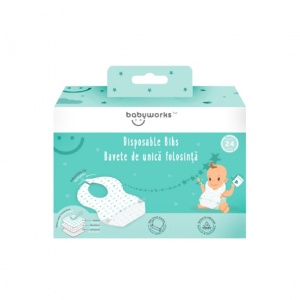 Bavete de unica folosinta, 24 bucati, Baby Works