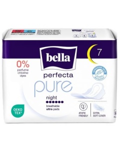 BELLA Absorbante Perfecta Pure Night, 7buc