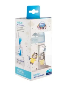 Biberon anticolic PP Bonjour gat larg blue, 120ml, 35/231, Canpol - Img 2