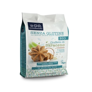 Biscuiti din hrisca fara gluten ECO, 250g, Sottolestelle