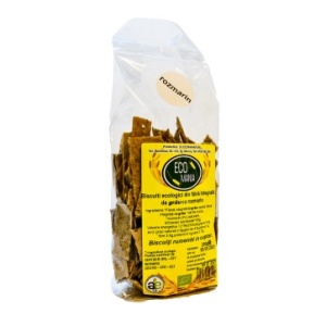 Biscuiti integrali cu rozmarin, 200g, Ecomania