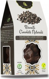 Biscuiți Vegani cu Ciocolată, 130g, Ambrozia Bioscience