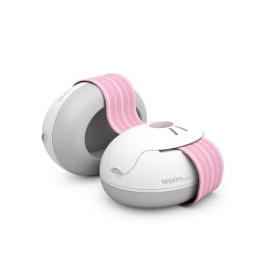 Casti antifonice pentru bebelusi Muffy Baby, 0-3ani, Pink, Alpine
