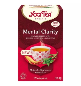 Ceai bio Mental Clarity, 17 plicuri, Yogi Tea