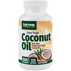 Coconut Oil Extra Virgin 1000mg, 120 capsule, Secom