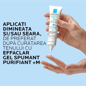 Crema gel anti-imperfectiuni Effaclar Duo+M cu tripla actiune, 40ml, La Roche-Posay - Img 2