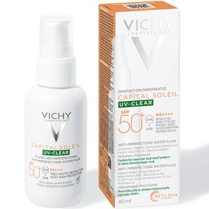 Fluid cu protectie solara pentru fata UV Clear Capital Soleil SPF50+, 40ml, Vichy - Img 2