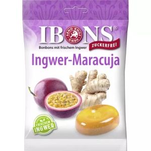 Ghimbir și Fructul Pasiunii, dropsuri, 75g, Ibons - Img 2