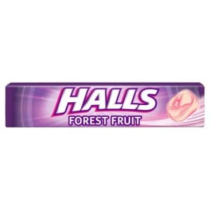 Halls Forest Fruit, dropsuri, 10 bucăți, Werner Lambert Germania - Img 2