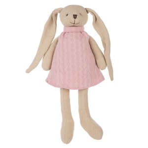 Jucarie moale Bunny roz +12l, 80/200, Canpol