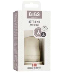 Kit pentru biberon 0luni+ Ivory, tetina latex flux lent, 5015216, Bibs - Img 2