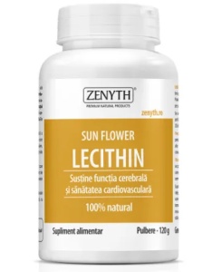 Lecitina din floarea soarelui, 120g, Zenyth