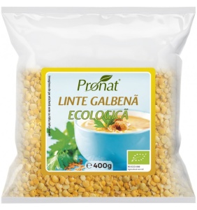 Linte galbena eco, 400g, Pronat