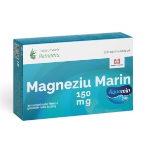 Magneziu Marin 150mg, 30 comprimate, Remedia