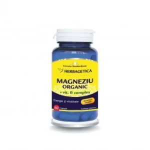 Magneziu organic, 60 capsule, Herbagetica