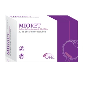 Mioret orosolubil, 20 plicuri, Off Italia