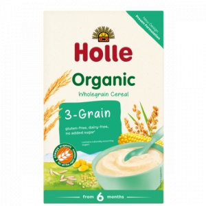 Mix din 3 cereale Eco, +6 luni, 250g, Holle