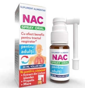 Nac spray oral adulti, 20ml, Justin Pharma