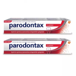 Pachet Pasta de dinti Classic Parodontax, 75 ml + 75 ml, Haleon